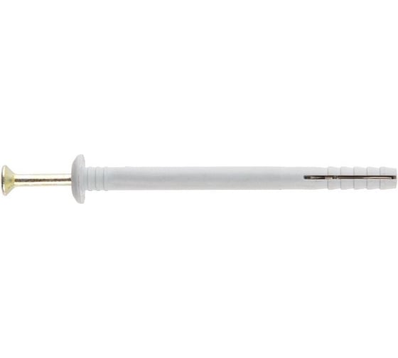Дюбель-гвоздь STARFIX 6x80 мм, полипропилен, гриб, 10 шт. SMZ3-82238-10 1