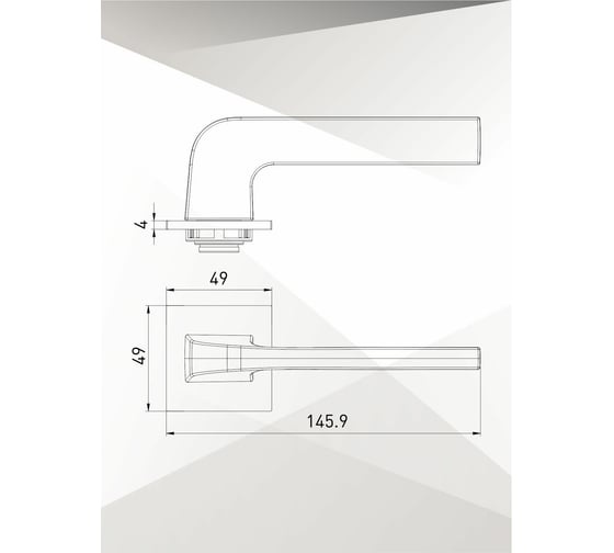 Фалевая ручка VERGE BEND ASH SILVER 900000052033