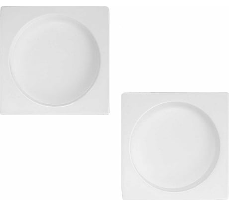 Ручки для раздвижных дверей Ренц, белый INSDH 604 W