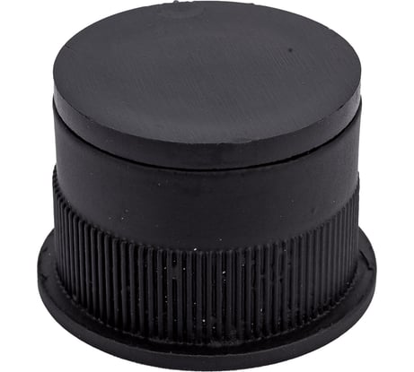 Торцевой захват для раздвижных дверей Ренц, черный INSDH-F 01 B