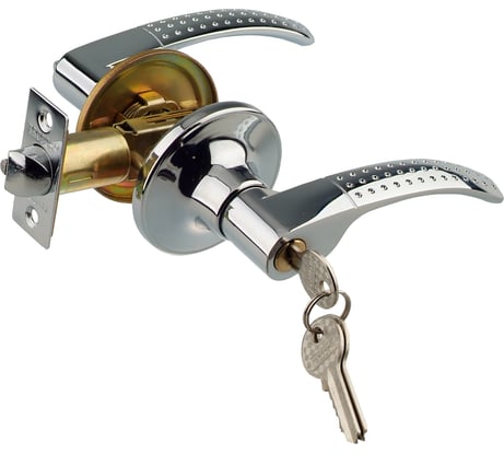 Ручка-защелка Trodos ЗВ6-01 хром 204204