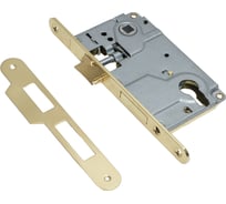 Врезной замок под цилиндр Trodos 85R1 PB золото 202169