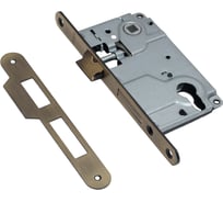 Врезной замок под цилиндр Trodos 85R1 AB бронза 202172