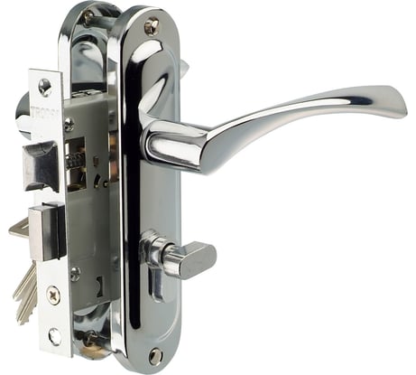 Врезной замок Trodos 50/76-ЦМВ70 CP хром 202066