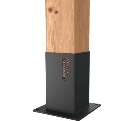 Крепеж для беседки MIROZDANIE UNO графит, 2 шт. 1001
