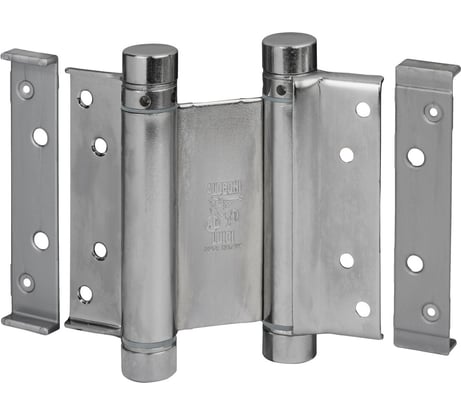 Петля 2-го действия ALDEGHI LUIGI SPA 125x48x42 мм, хром, к-т 2 шт. + ключ 101AC125B2