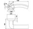 Раздельные ручки Tantos H-001-A-150-SN/CP-WB 2