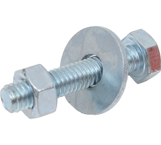 Шестигранный болт с гайкой и шайбами STARFIX М6x30 мм, 8 шт. SMK1-82884-8 1