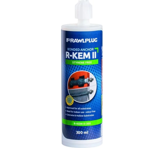 RAWLPLUG химический анкер смола полиэстеровая 300 мл R-KEM-II-300 1