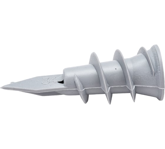 Пластмассовый дюбель для ГКЛ STARFIX DRIVA 12x32 мм, сверло, 10 шт. SMZ1-57300-10