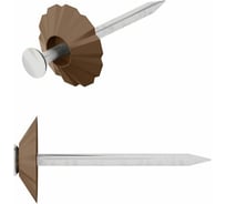 Декоративные гвозди STARFIX 1,8x32 мм, коричневая шляпка, 100 шт. SMZ1-30419-100