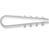 Дюбель-хомут для круглого кабеля STARFIX 5x10 мм, белый, 100 шт. в пласт. контейнере SMP2-96276-100