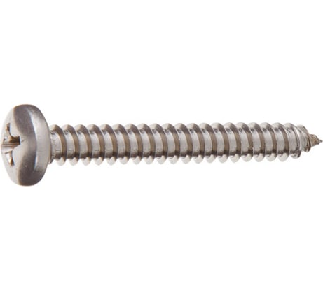 Саморез STARFIX 5.5x50 мм, полусферическая головка, острый, нерж. сталь А2, DIN 7981, 10 шт. SMZ1-77226-10