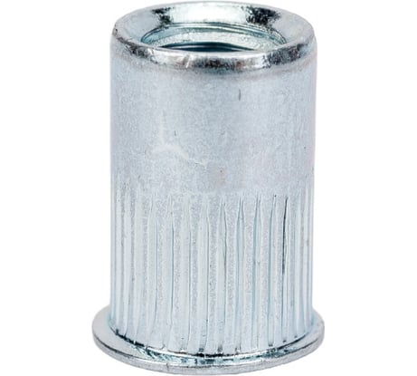 Резьбовая заклепка STARFIX М6 уменьшенный бортик, белый цинк, 25 шт. SMZ1-06858-25