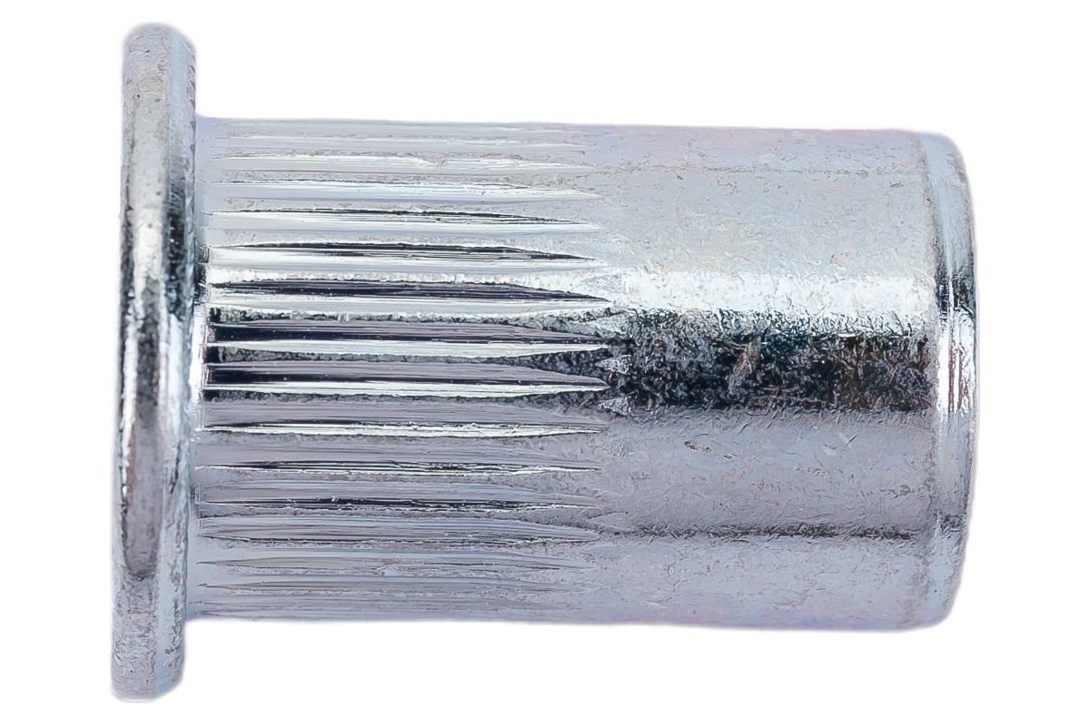 Резьбовая заклепка STARFIX М8 цилиндрический бортик, белый цинк, 10 шт ...