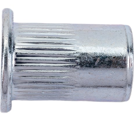 Резьбовая заклепка STARFIX М8 цилиндрический бортик, белый цинк, 10 шт. SMZ1-48530-10