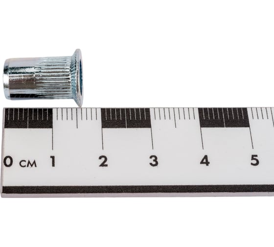Резьбовая заклепка STARFIX М6 потайной бортик, цинк, 250 шт. SMC1-61104-250