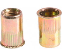 Резьбовая заклепка STARFIX М4 уменьшенный бортик, желтый цинк, 500 шт. SMC1-06856-500