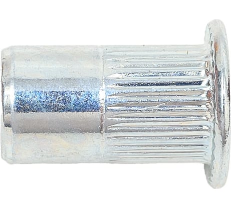 Резьбовая заклепка STARFIX М5 цилиндрический бортик, белый цинк, 50 шт. SMZ1-48527-50