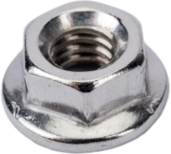 Шестигранная гайка с фланцем и насечками DINFIX DIN 6923, нерж. А2, М4, 10 шт. 00-00002658