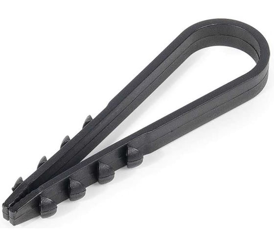 Дюбель-хомут FORTISFLEX нейлон ДХ 11-18 (ч) 100 шт. 59565