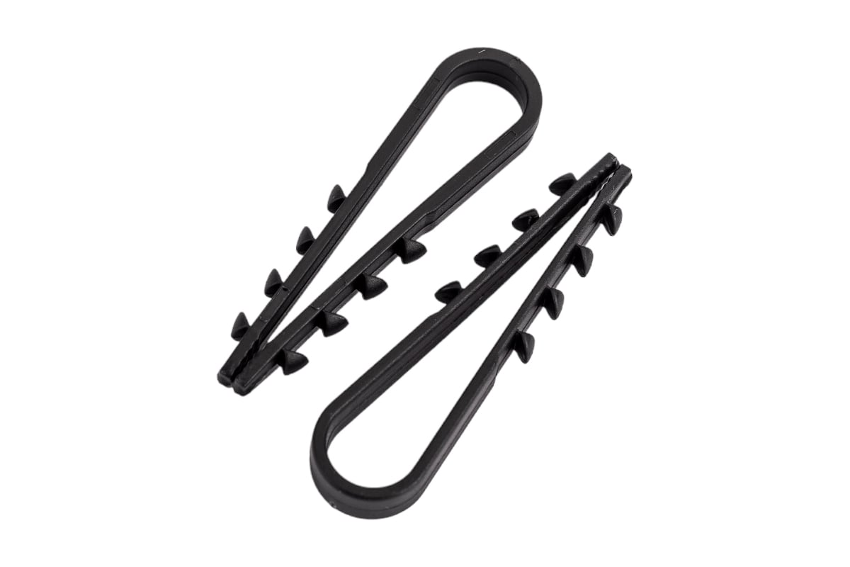 Дюбель-хомут FORTISFLEX нейлон ДХ 5-10 (ч) 100 шт. 59544 - выгодная ...