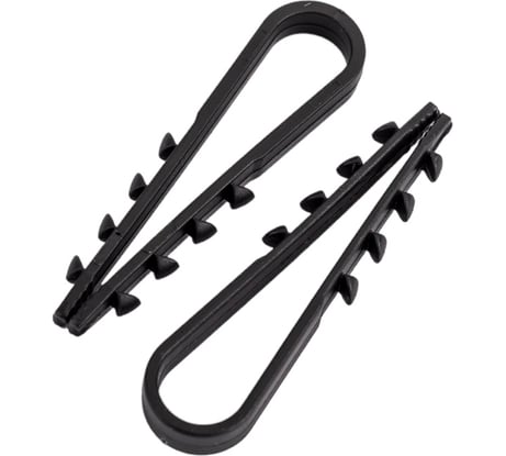 Дюбель-хомут FORTISFLEX нейлон ДХ 5-10 (ч) 100 шт. 59544