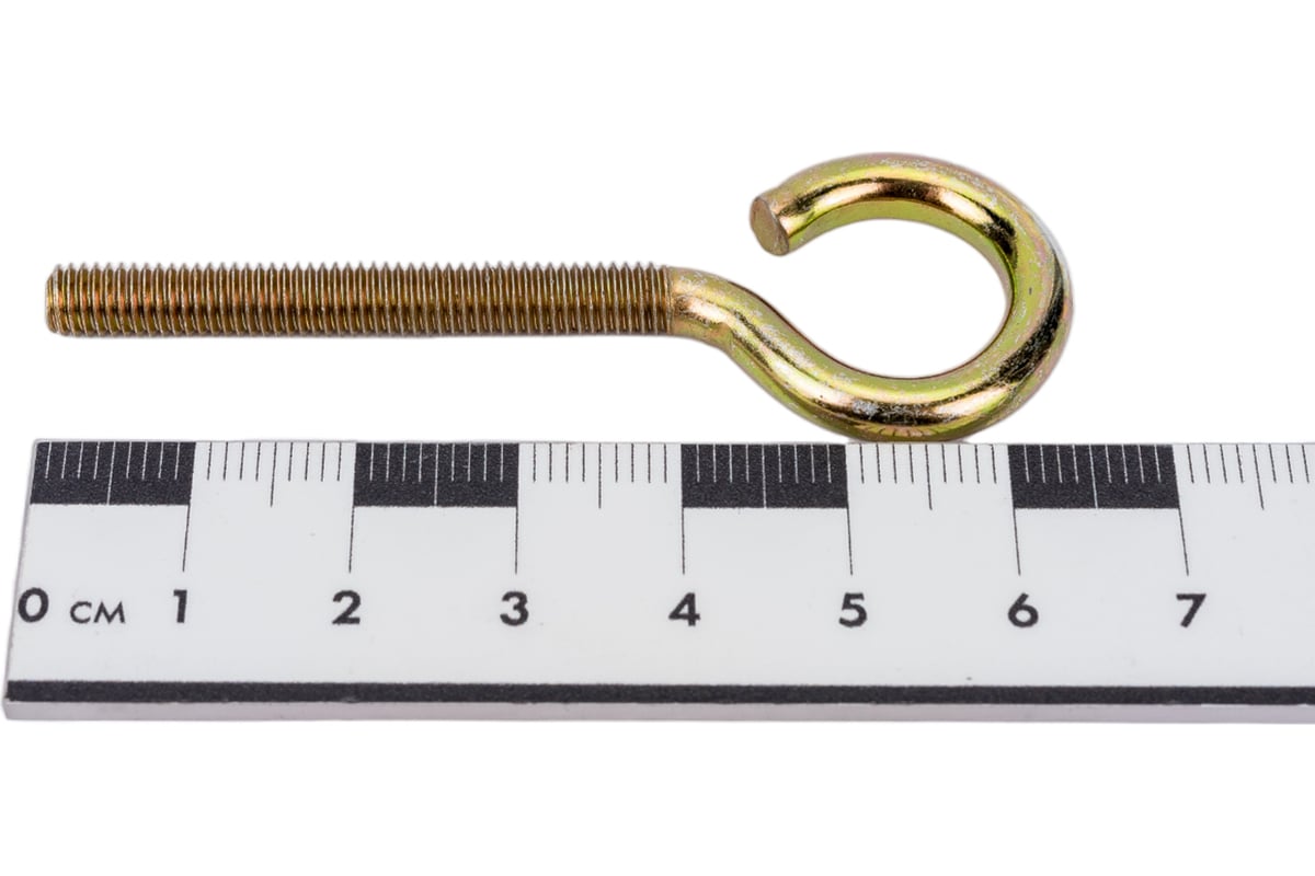 Крючок-полукольцо с метрической резьбой Bohrer М5x40 KP-5x40/63-1 ...