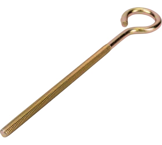 Крючок-полукольцо с метрической резьбой Bohrer М6x100 KP-6x100/155-1
