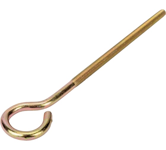 Крючок-полукольцо с метрической резьбой Bohrer М6x100 KP-6x100/155-1
