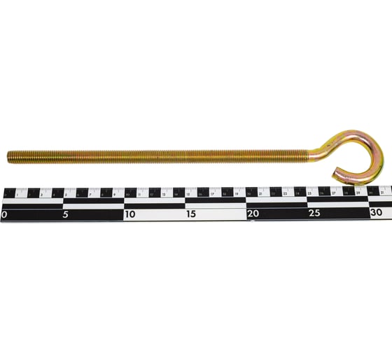 Крючок-полукольцо с метрической резьбой Bohrer М12x250 KP-12x250/315-1