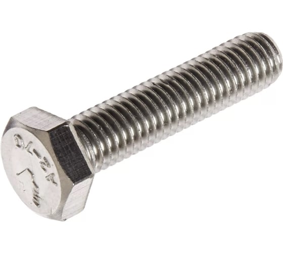 Болт Bohrer М10x100, нерж. сталь А2, DIN 933, 25 шт. DIN933-А2-10/100-25 1