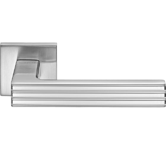 Дверная ручка MORELLI MH-52-S6 SC "Maglev" на квадратной розетке 6 мм, матовый хром 9013386 1