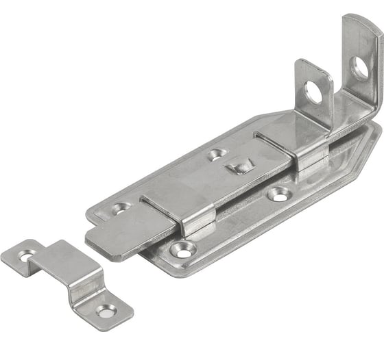 Запорный засов VORMANN 120x56x1,5 мм, нержавеющая сталь 010105120 1