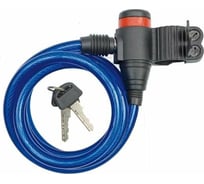 Замок велосипедный VOREL 8 мм х 120 см 77833