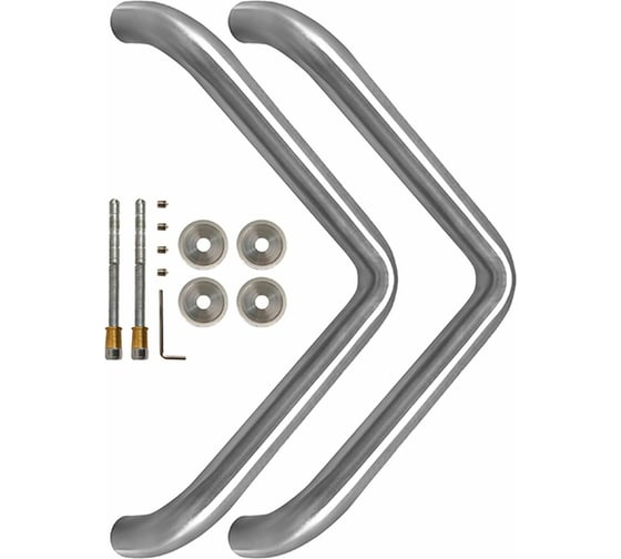 Дверная ручка-скоба PALIDORE PH-2203/25/300/INOX/M8х140 98761197