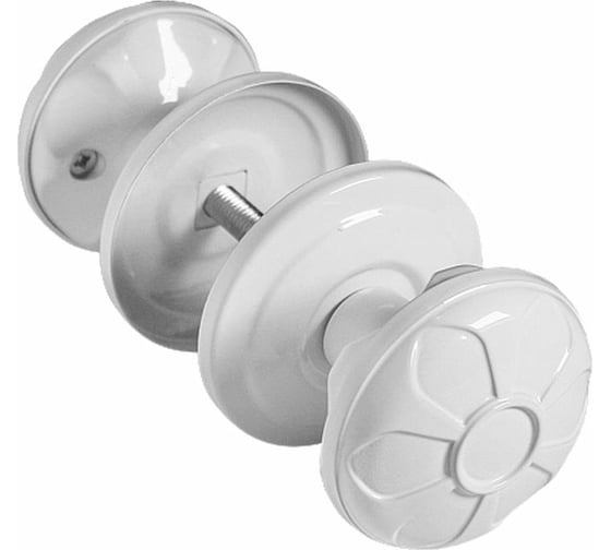 Ручка на винте PALIDORE RV-03 white белая 98760742 1
