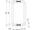 Дверная ручка-скоба PALIDORE PH-2201/25/300/INOX/M8х140 98761194 3