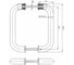 Дверная ручка-скоба PALIDORE PH-2201/25/200/INOX/M8х100 98761193 3