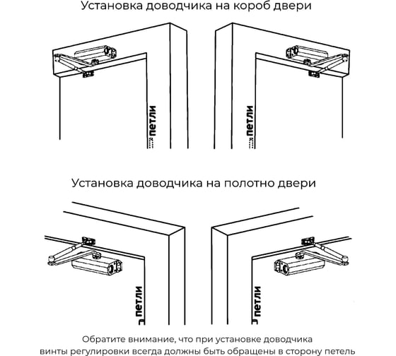 Дверной доводчик VЕTTORE C - 120 - BR коричневый 20441