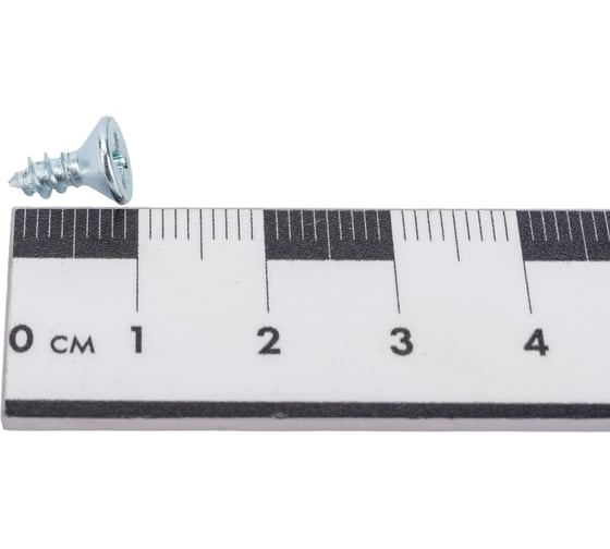 Саморез ZAMETAL 3,9x9,5 с потайной головкой, крестовой шлиц, DIN 7982, цинк, 1000 шт. ZA100619