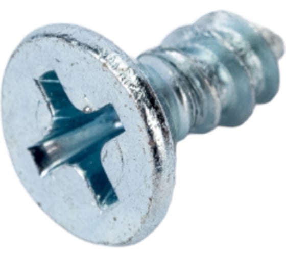 Саморез ZAMETAL 3,9x9,5 с потайной головкой, крестовой шлиц, DIN 7982, цинк, 1000 шт. ZA100619
