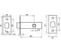 Межкомнатная задвижка Palladium 101 CP 00005435 3