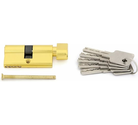 Цилиндровый механизм Palladium ZN 60 C BK PB СТ-00001129