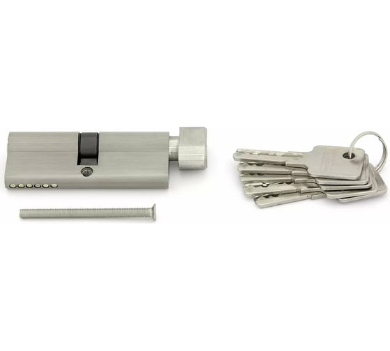 Цилиндровый механизм Palladium ZN 80 C BK SN СТ-00001161