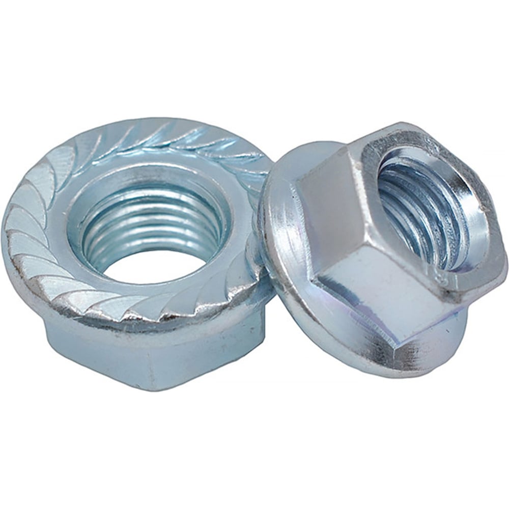 Шестигранная гайка с фланцем Tech-Krep DIN 6923 М8, 1000 шт. 928648 ...