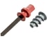 Пластиковый дюбель со сверл. насадкой для ГКЛ Tech-Krep TT-22 1000 шт. 925509 1