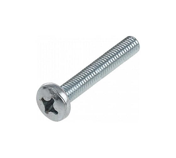 Винт с полукруглой головкой Tech-Krep DIN 7985 оцинк., M4x25, 1000 шт. 906006 1