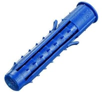 Четырехраспорный универсальный дюбель Tech-Krep Чапай 12x70 шипы+усы, полипропилен, синий, 1000 шт. 913196