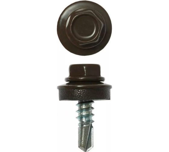 Саморез Tech-Krep КР RAL 8019 4,8x28, 1000 шт. 905653 1